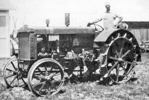 Davis’ newest tractor, a Rumely “6,” was purchased in 1935. The tractor was manufactured by the Allis Chalmers Company that succumbed to bankruptcy and was dismantled in 1985. 
