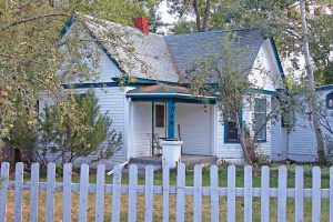 The Mrs. Eler Brown house at 349 Welch Ave. in Berthoud was built by contractor John A. Bell in 1904. Mrs. Brown lived in the three-room house for a few months before renting it to Mr. and Mrs. C.A. Rockwell. Mark French / The Surveyor