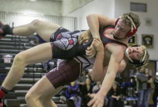Spartan wrestlers topple Mead, take third at Viking Invite