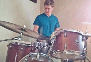 John Sevy maintains rhythm with studies, music