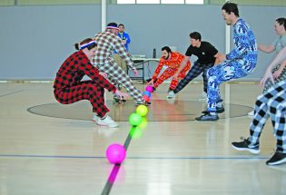 Inaugural Pajama Dodgeball tournament hosted by Rec Center