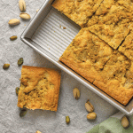 Pistachio Swirled Blondies are the perfect St Patrick’s Day treat