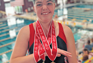 Berthoud teen wins triple gold in state Special Olympics